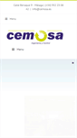 Mobile Screenshot of cemosa.es